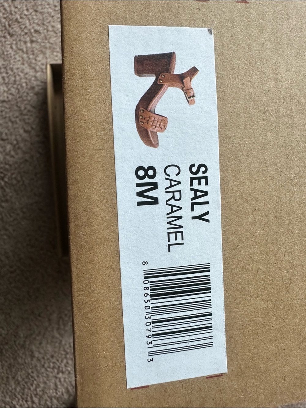 Dunes Sealy Sandals in Caramel 8 - Picture 10 of 10